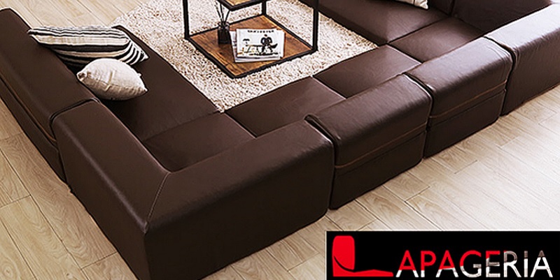 自由にアレンジできるコーナー/フロアソファ「ラパゲリア」